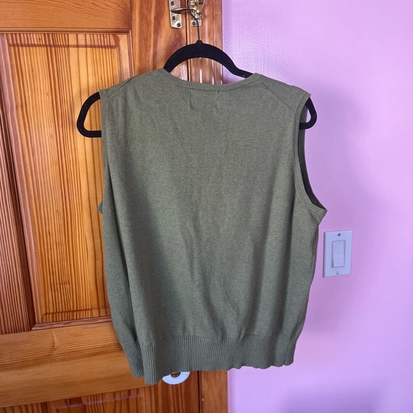 Eddie bauer deep green stretch sweater vest size xl - Picture 5 of 9